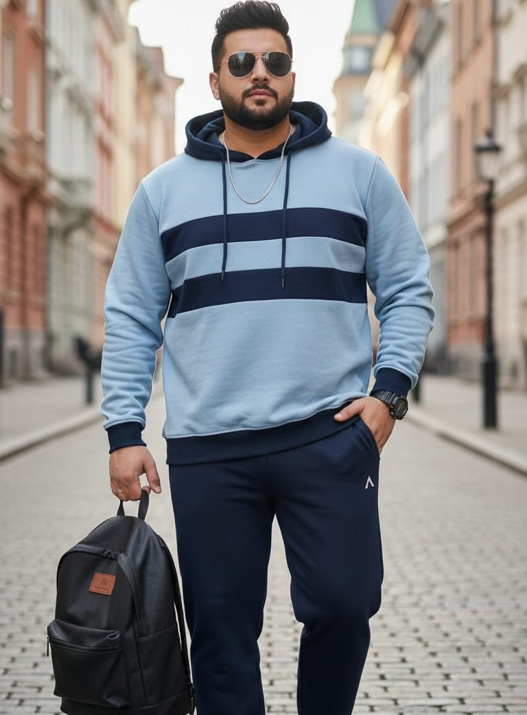 Austivo Plus Size Men's Co-ord Set