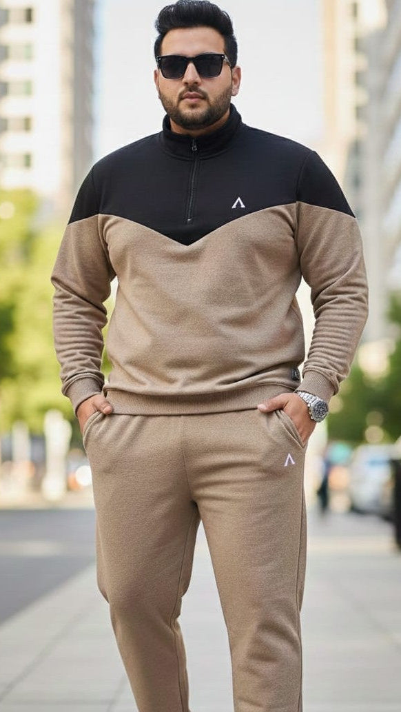 Austivo Plus Size Men's Co-ord Set