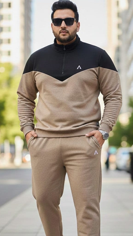 Austivo Plus Size Men's Co-ord Set