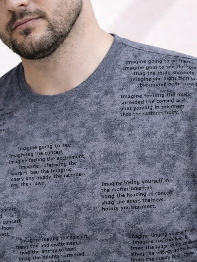 Austivo Men Round Neck Multicolor T-Shirt