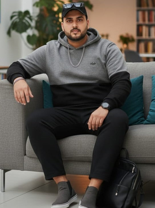 Austivo Plus Size Men's Co-ord Set