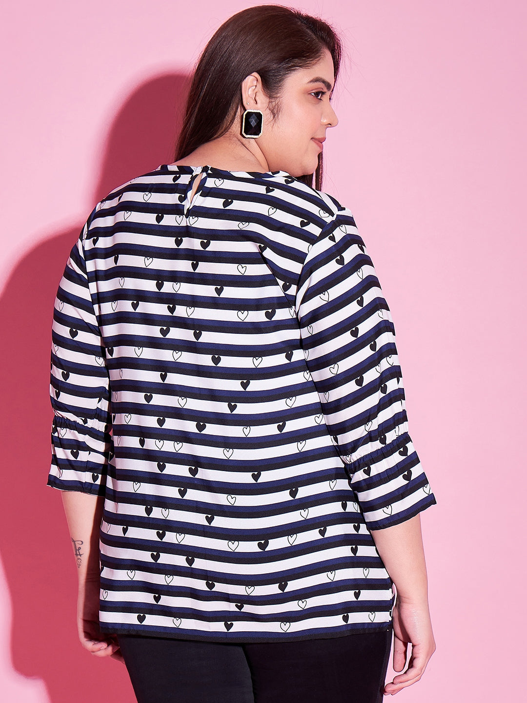 Austivo Casual Graphic Print Women Top