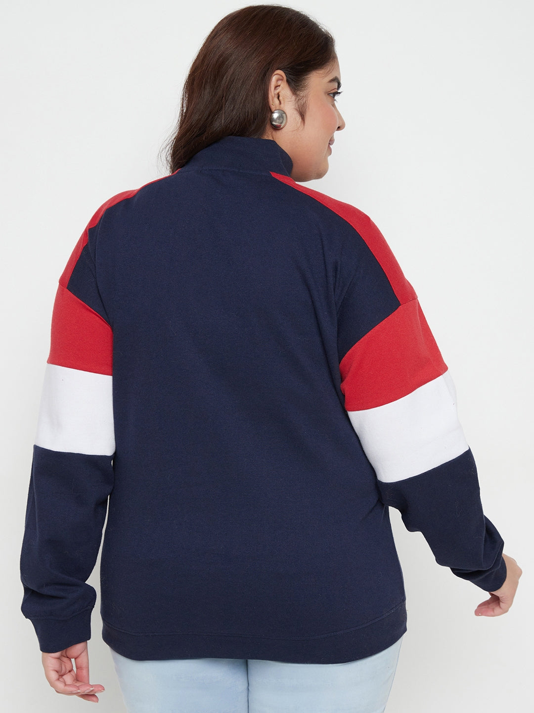Austivo Women Solid Sweatshirt