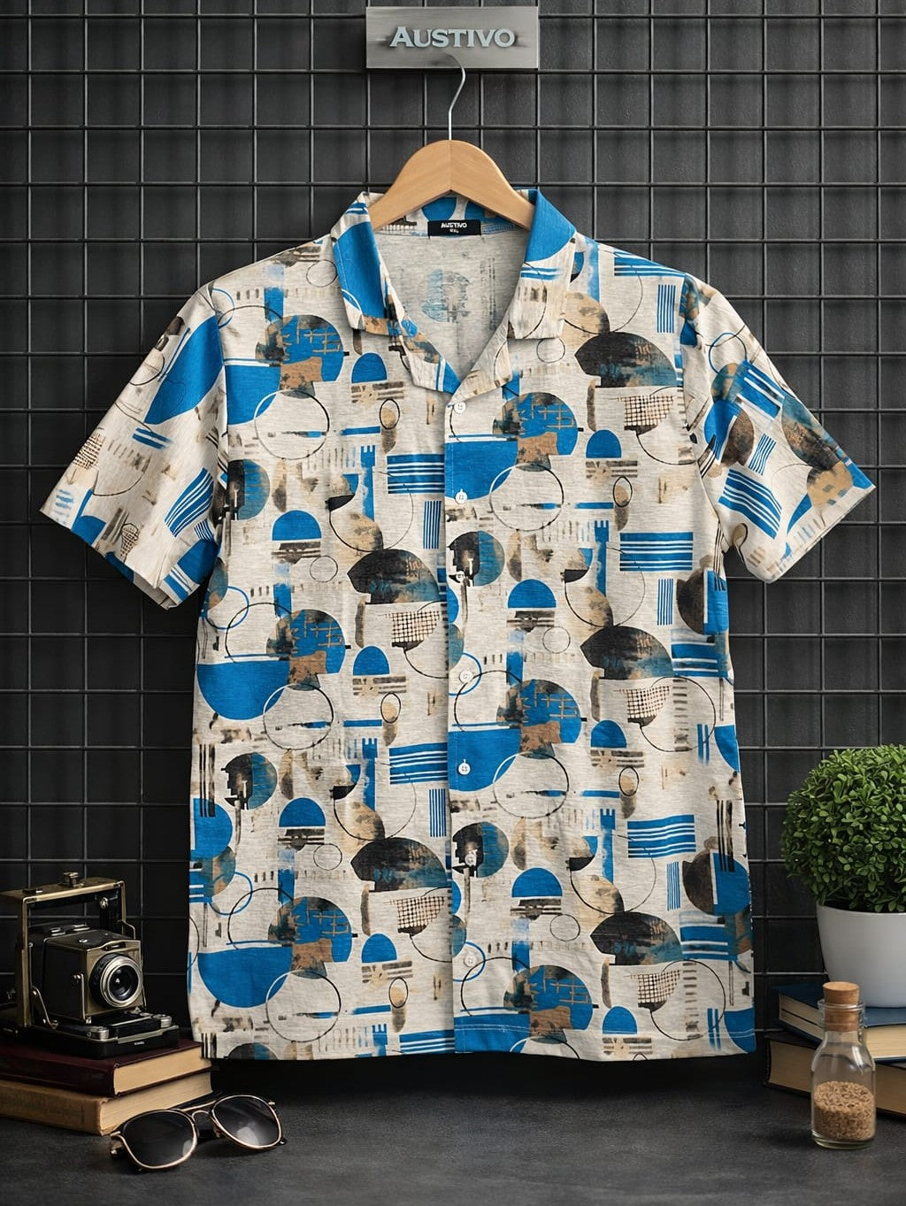 Austivo Men Plus Size Shirt