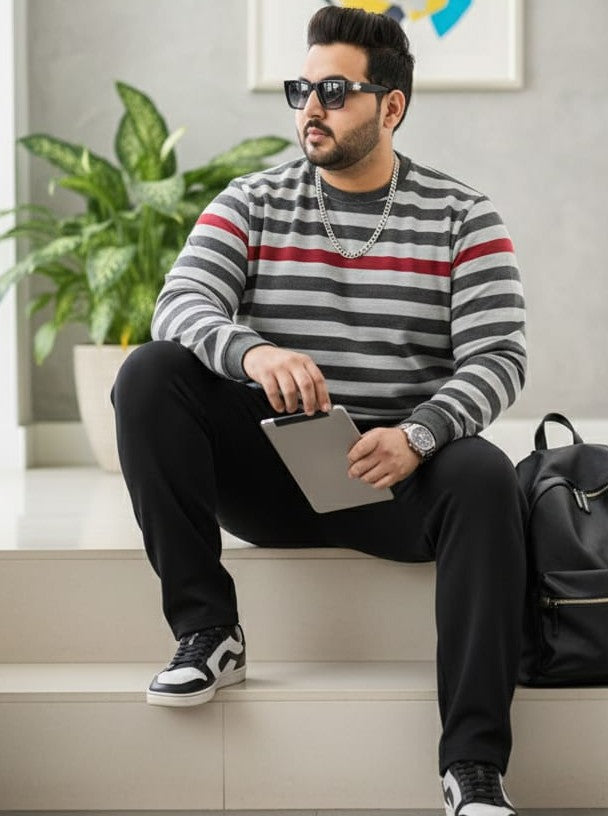 Austivo Plus Size Men's Co-ord Set