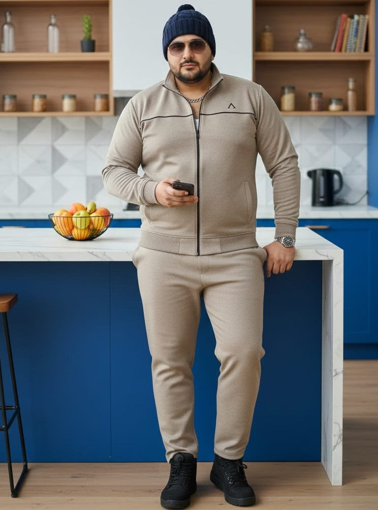 Austivo Plus Size Men's Co-ord Set