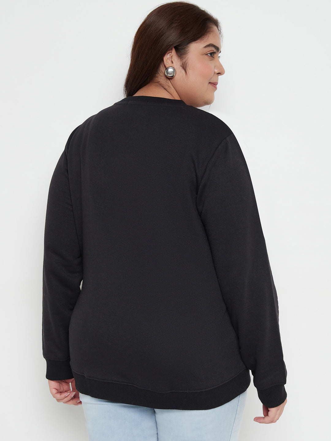 Austivo Women Solid Sweatshirt