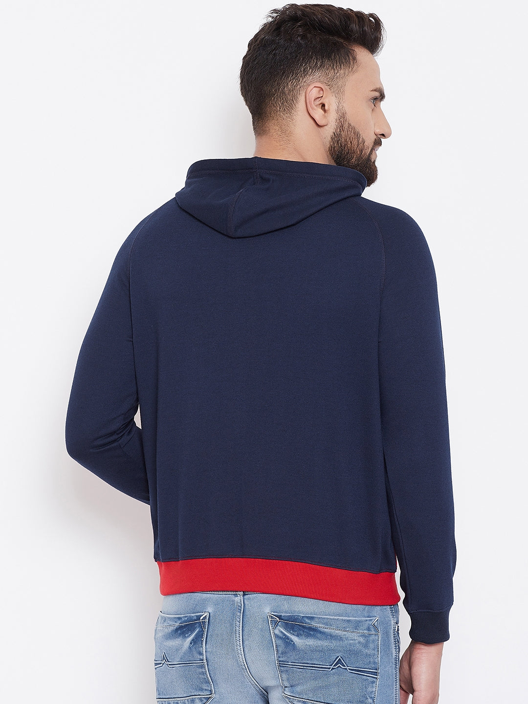 Men's Printed  Hooded Sweatshirt