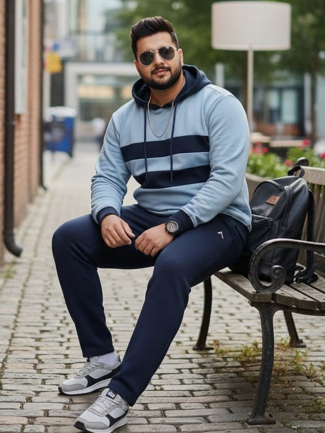 Austivo Plus Size Men's Co-ord Set