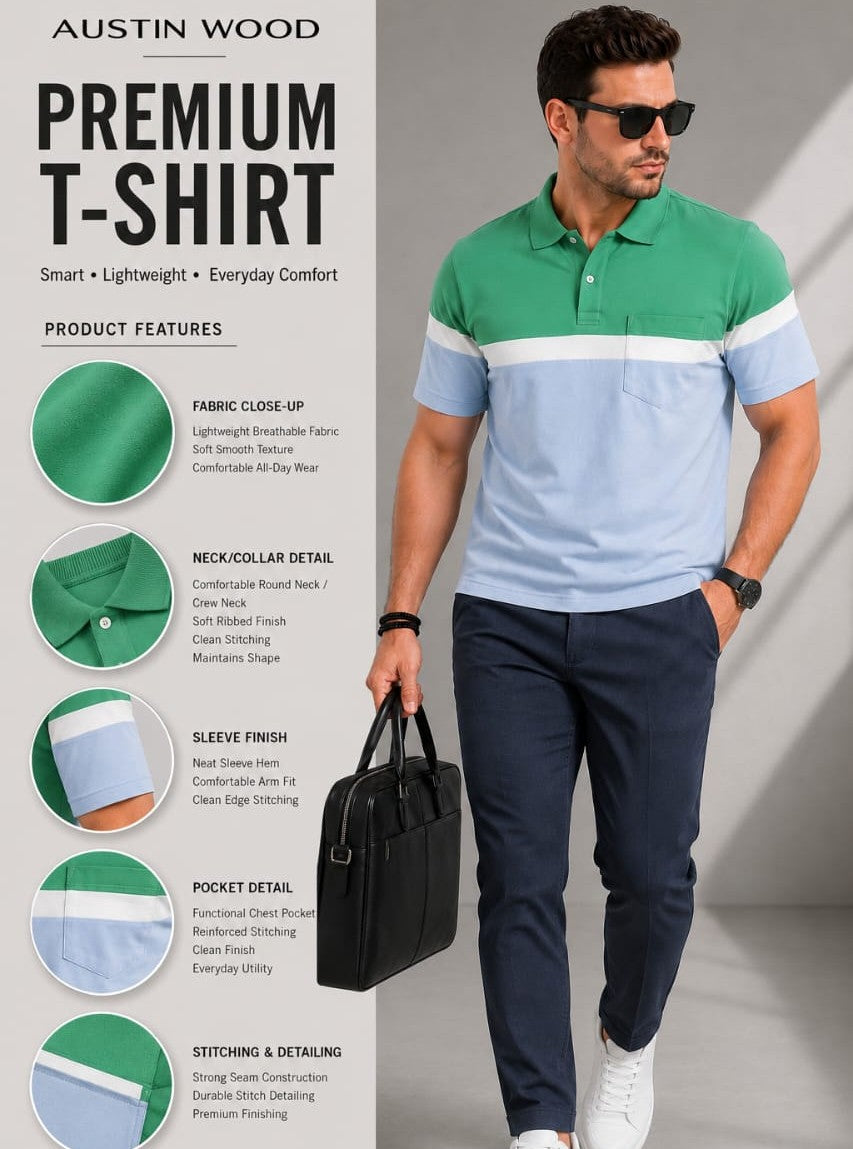 Austin Wood Polo T-shirt