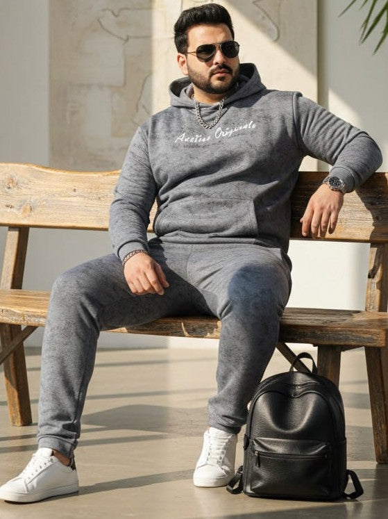 Austivo Plus Size Men's Co-ord Set