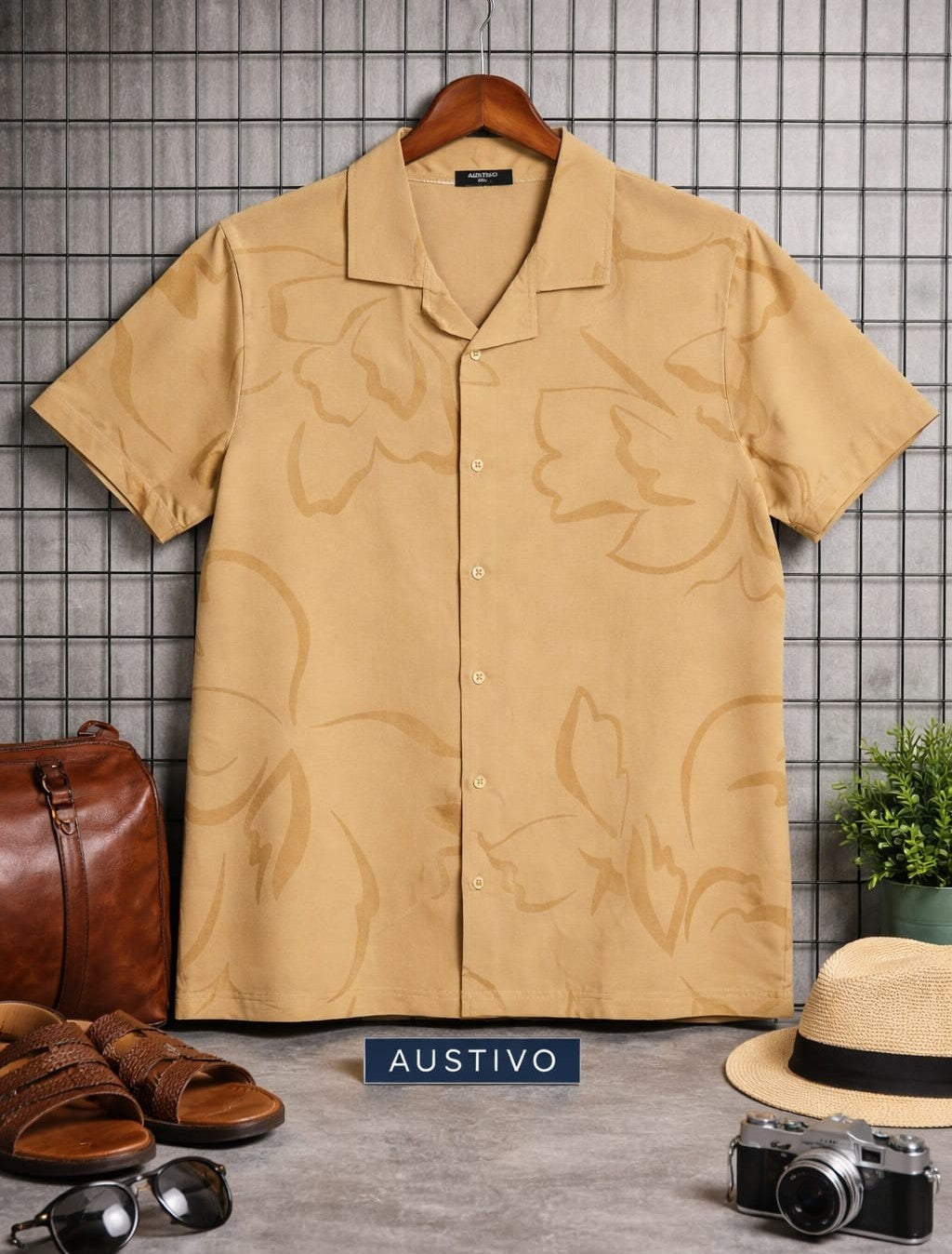 Austivo Men Plus Size Shirt