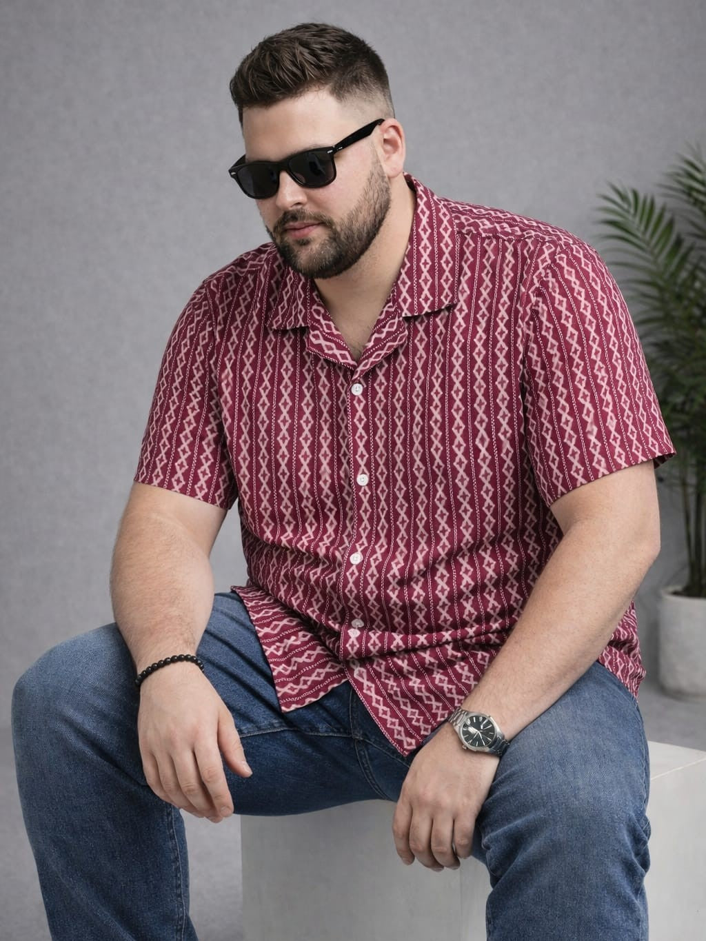 Austivo Men Plus Size Shirt