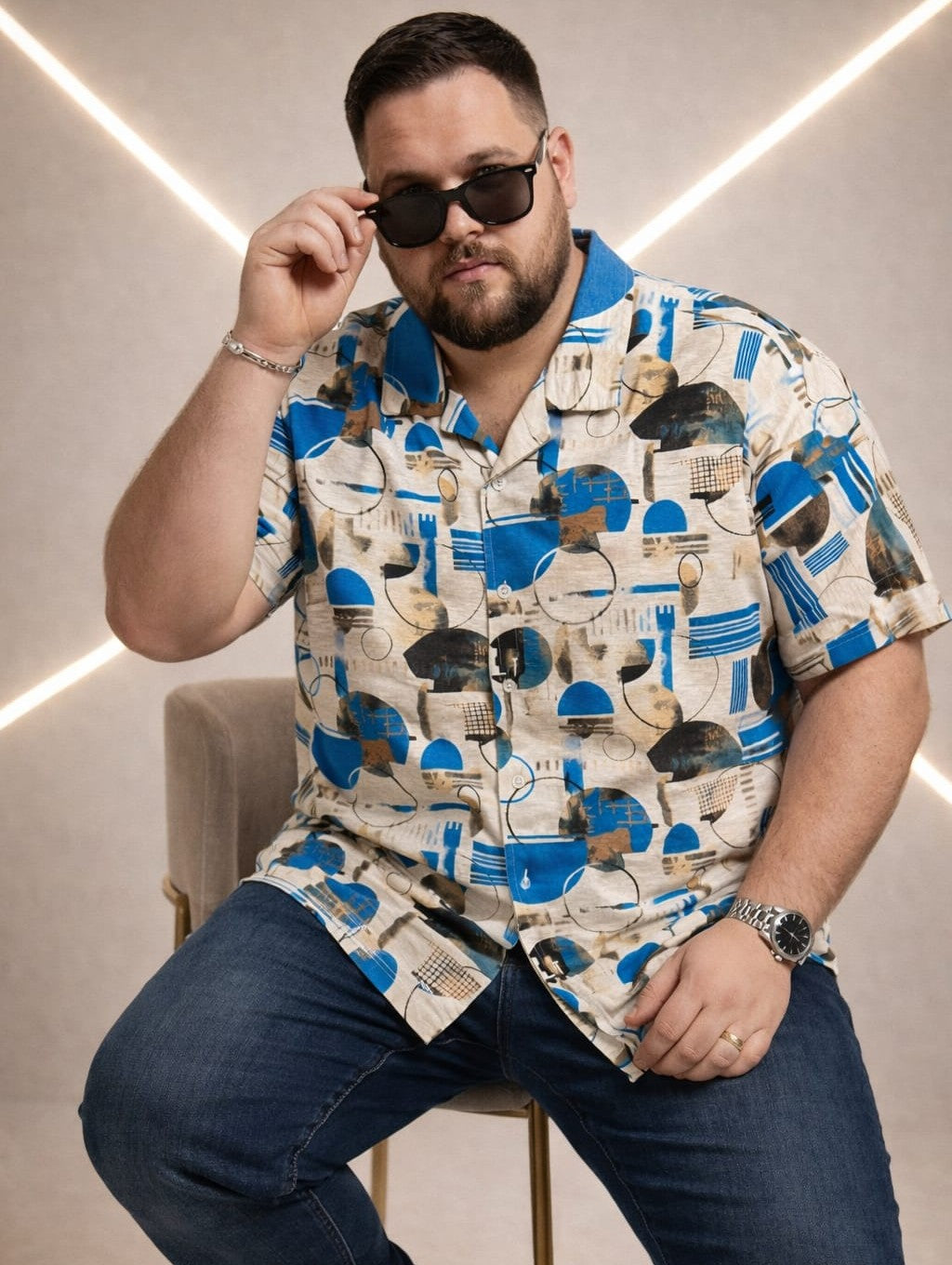 Austivo Men Plus Size Shirt