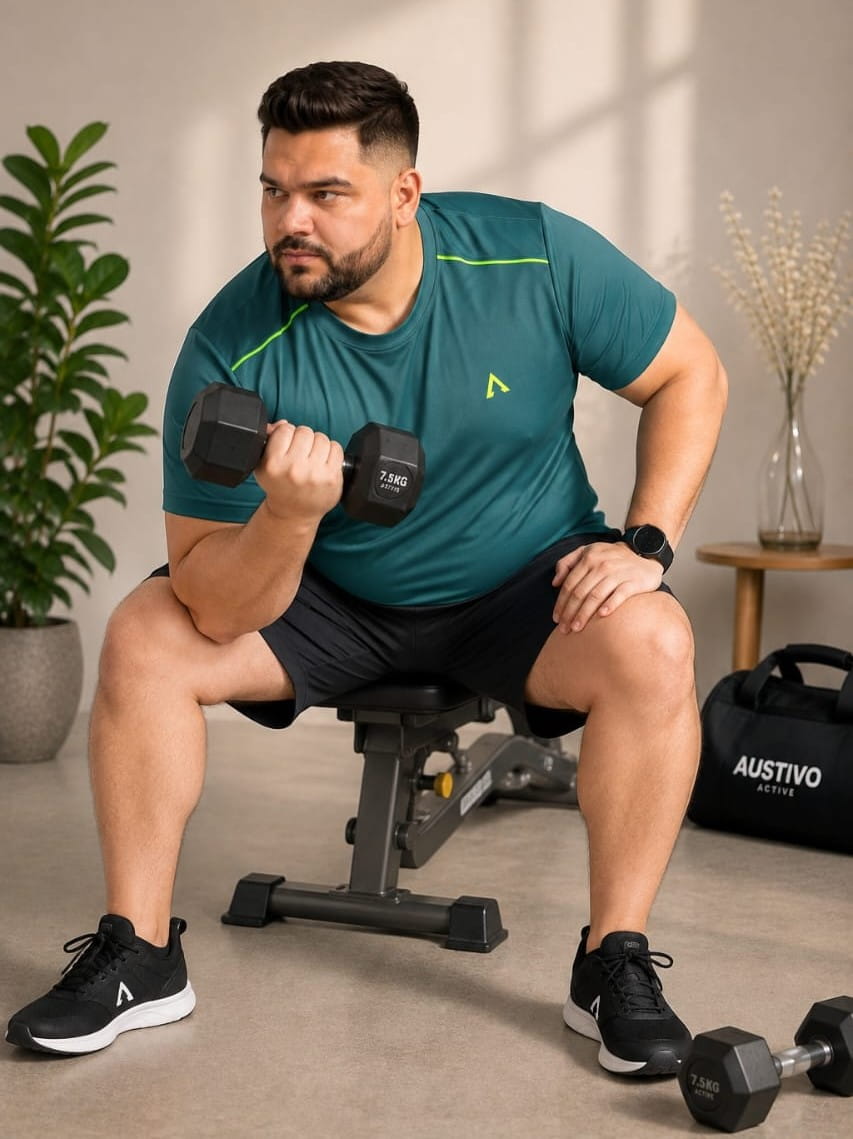 Austivo Men's Active Wear T-shirt