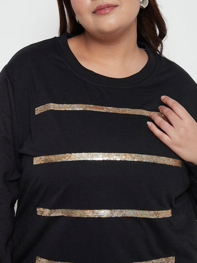 Austivo Women Solid Sweatshirt