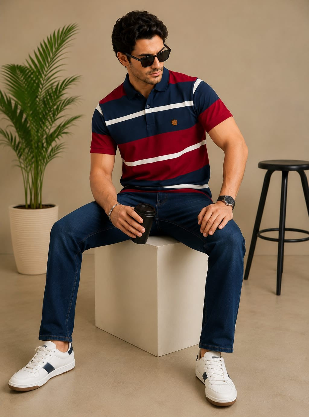 Austin Wood Polo T-shirt