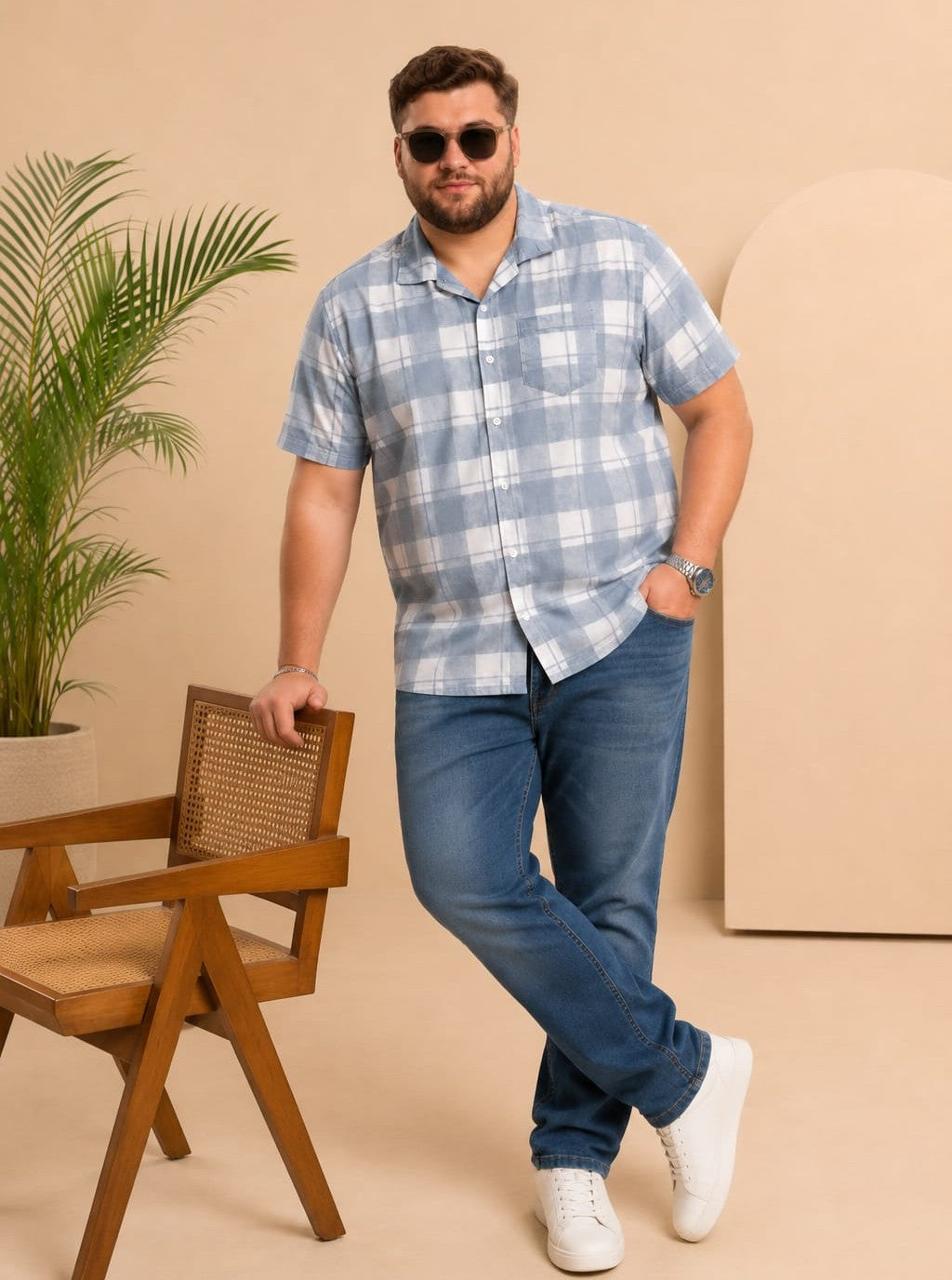 Austivo Men Plus Size Shirt