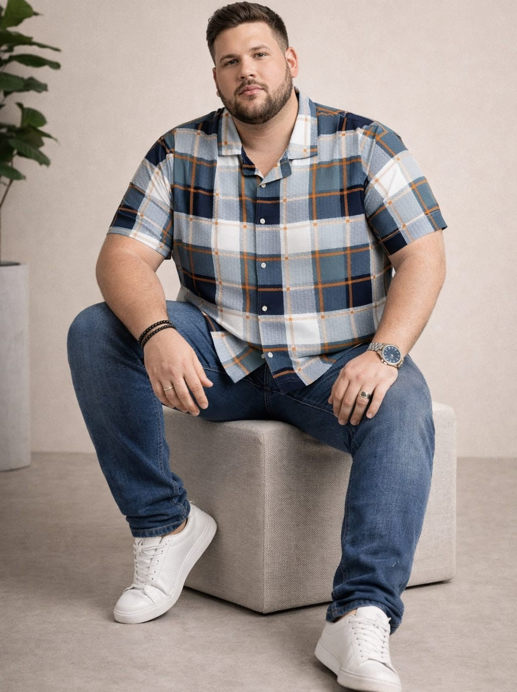 Austivo Men Plus Size Shirt