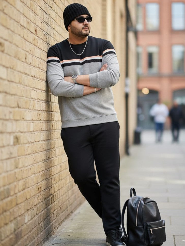 Austivo Plus Size Men's Co-ord Set