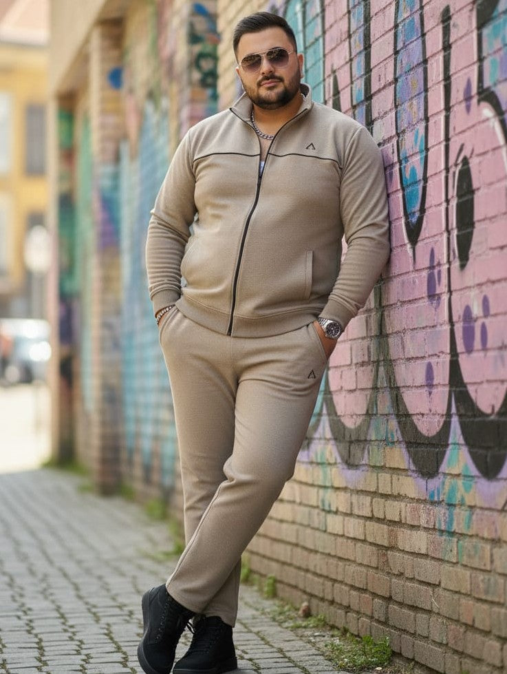 Austivo Plus Size Men's Co-ord Set