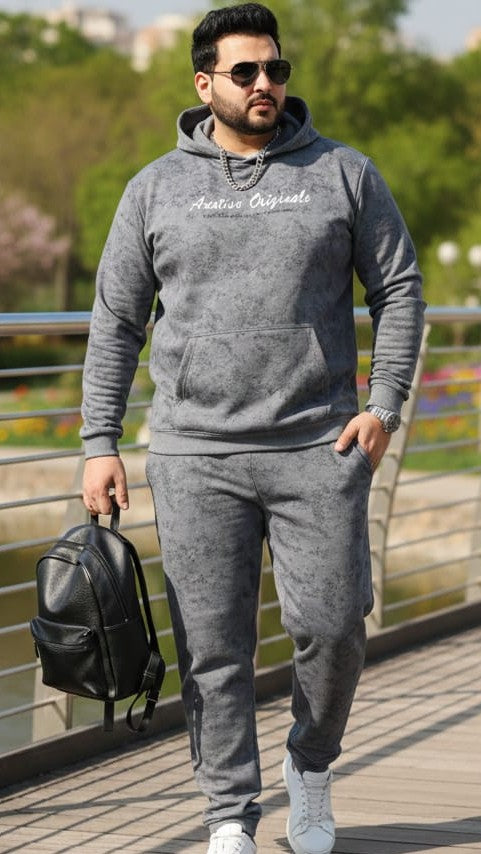 Austivo Plus Size Men's Co-ord Set