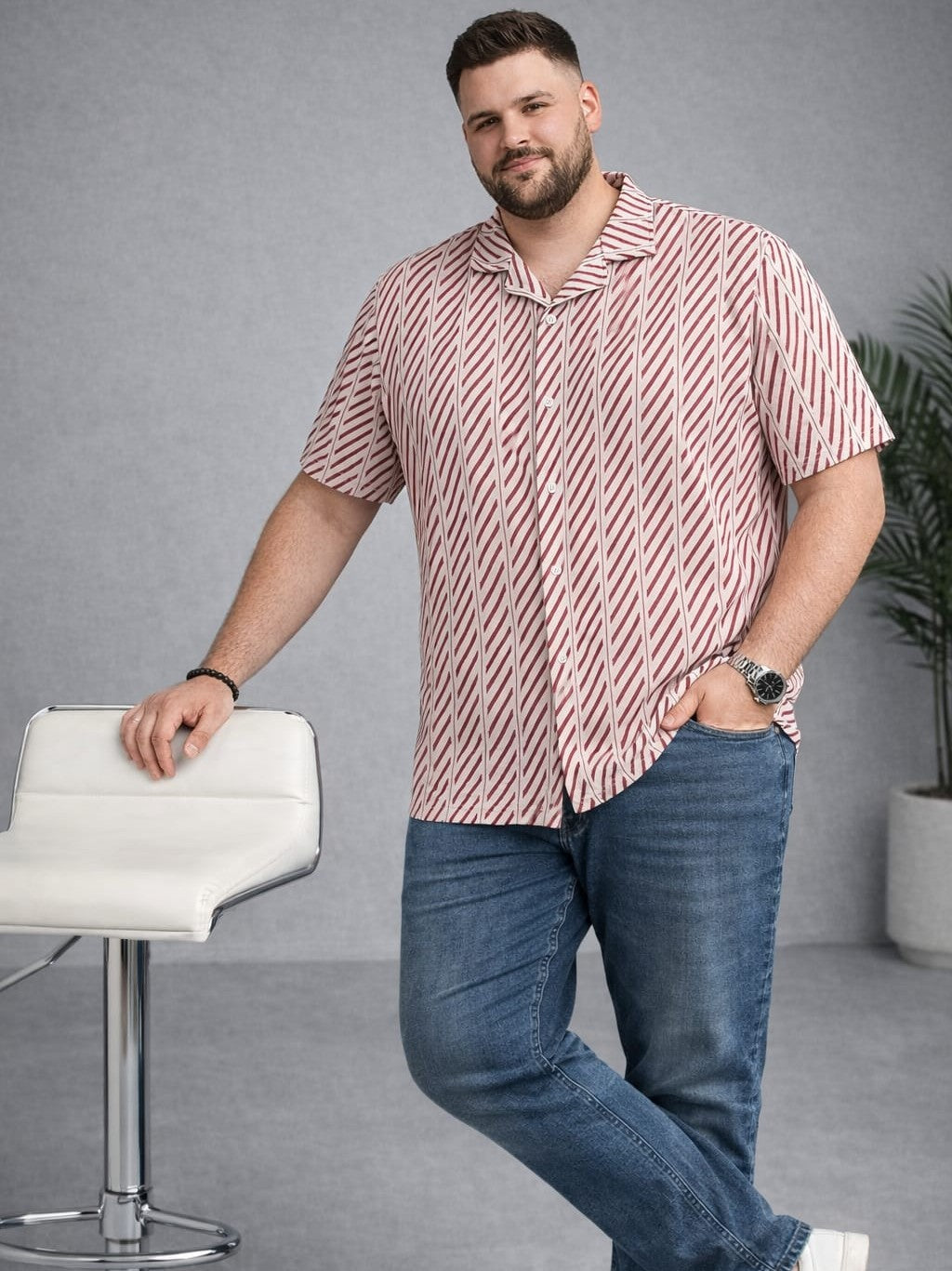 Austivo Men Plus Size Shirt