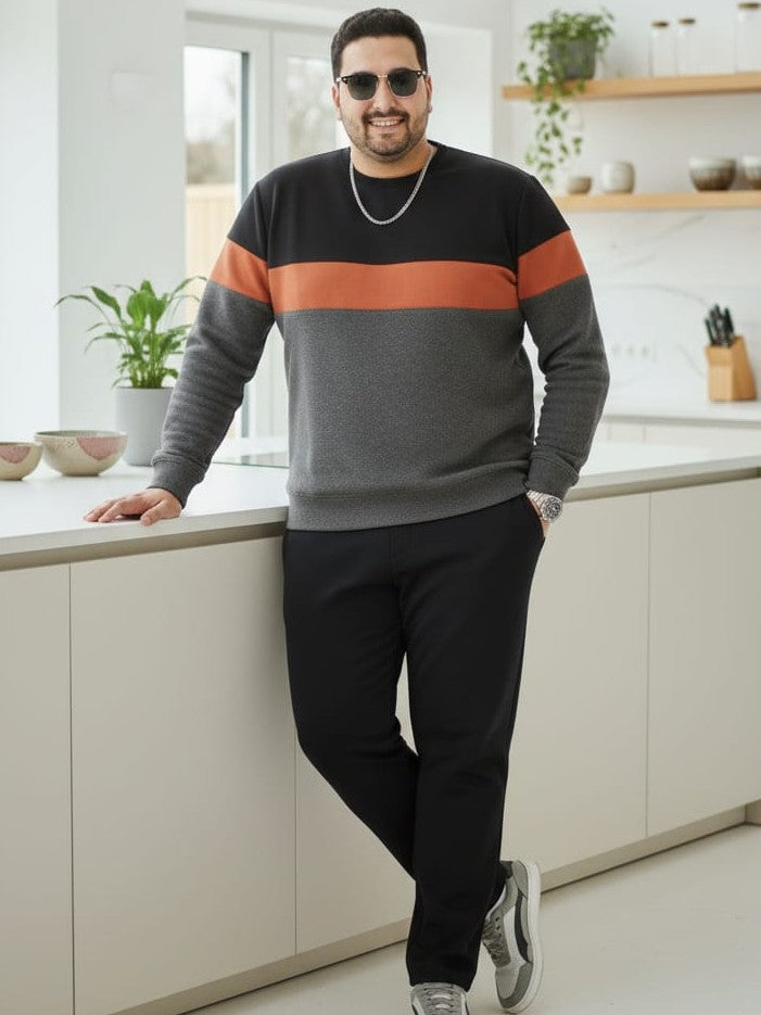 Austivo Plus Size Men's Co-ord Set