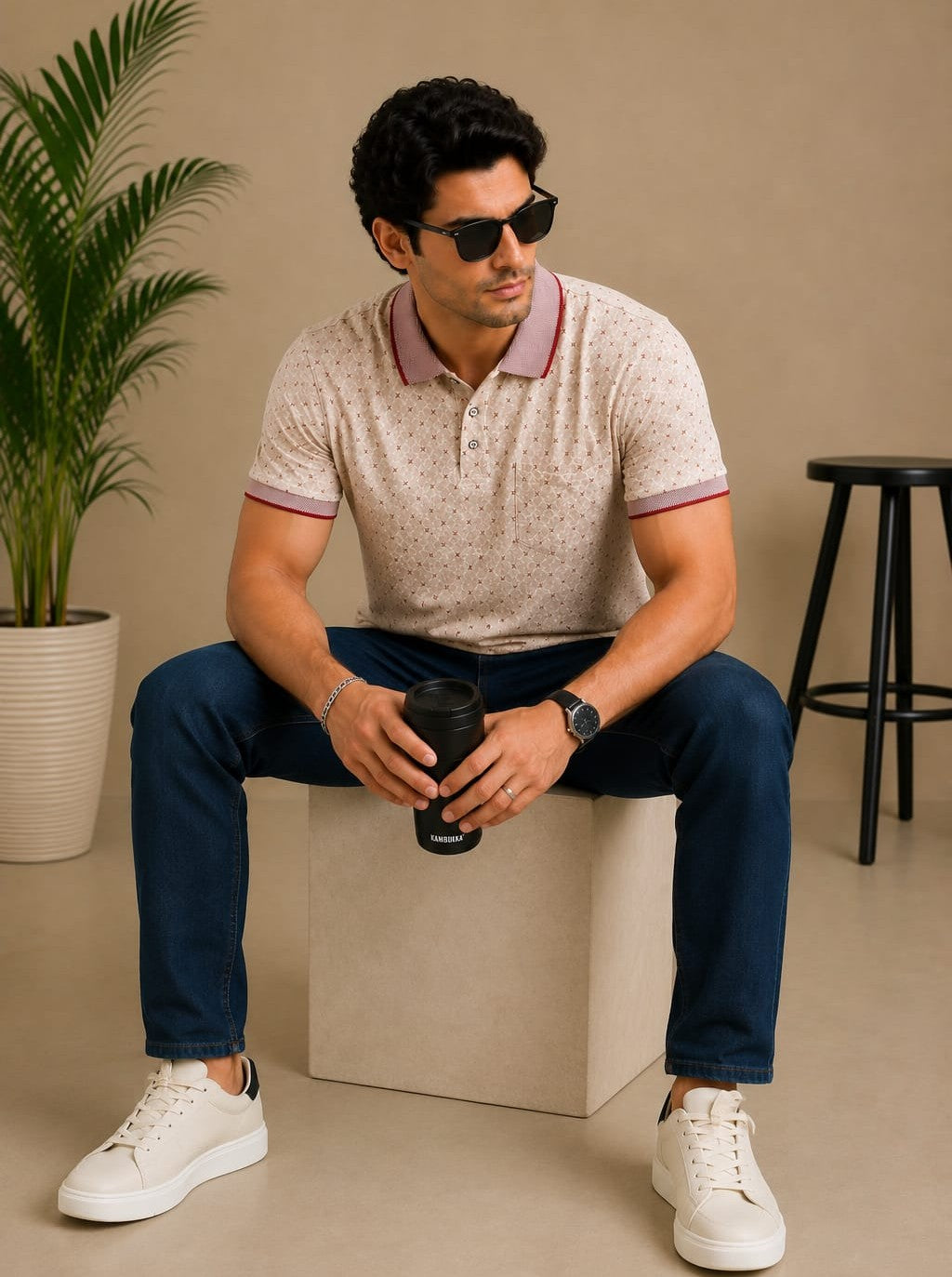 Austin Wood Polo T-shirt