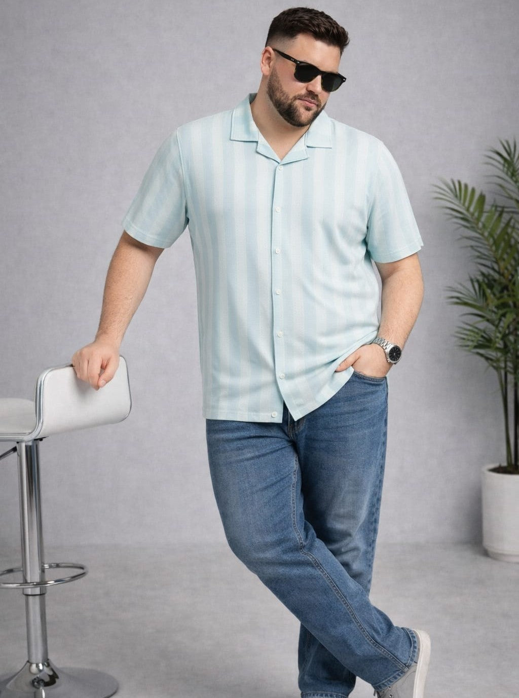 Austivo Men Plus Size Shirt