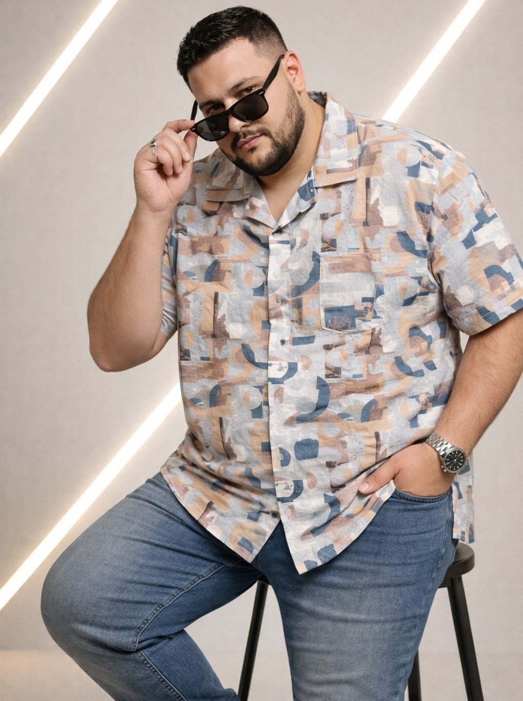 Austivo Men Plus Size Shirt