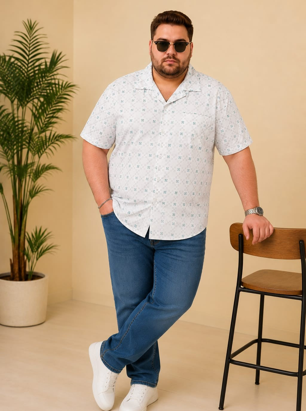 Austivo Men Plus Size Shirt