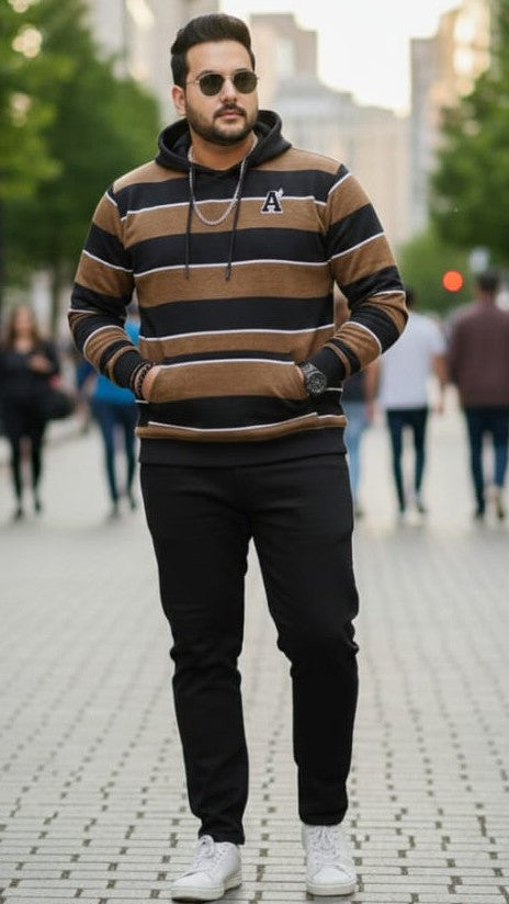 Austivo Plus Size Men's Co-ord Set