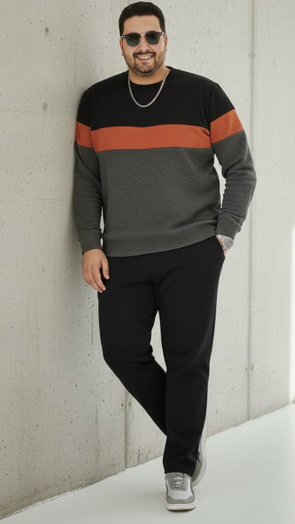 Austivo Plus Size Men's Co-ord Set