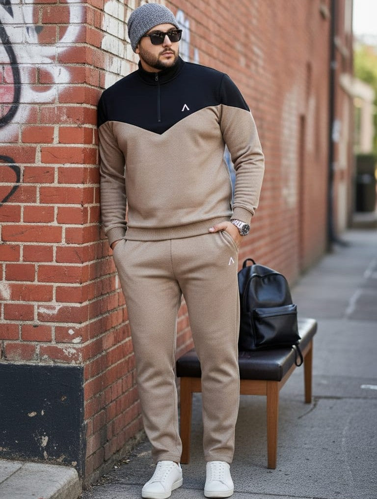 Austivo Plus Size Men's Co-ord Set