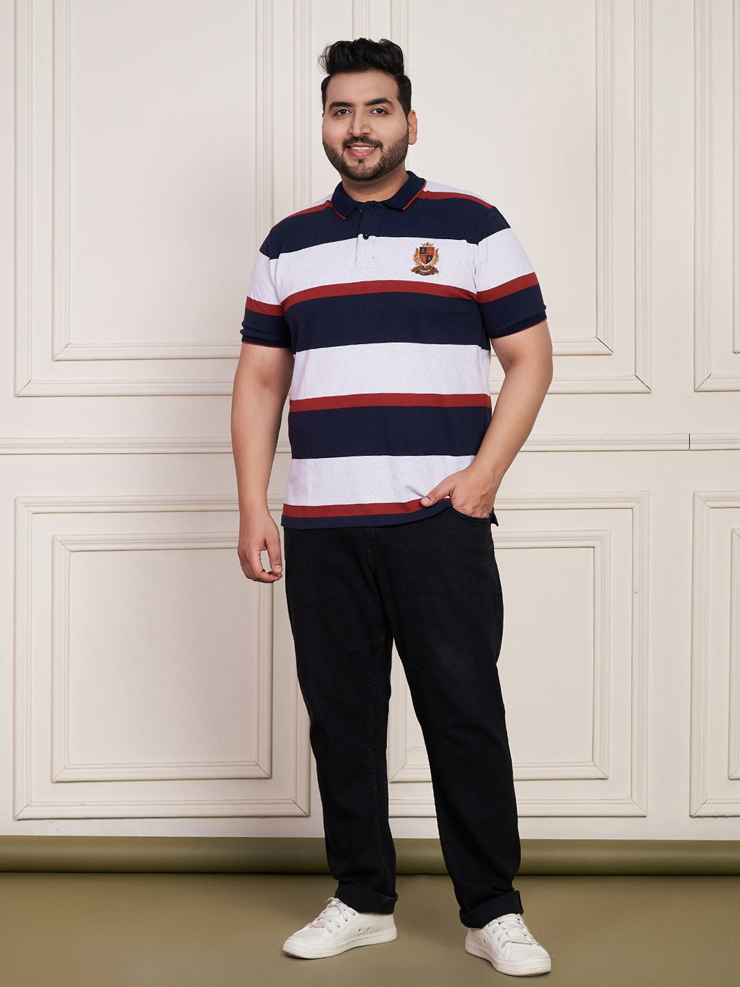 Austivo Men's  Polo Neck T-shirt