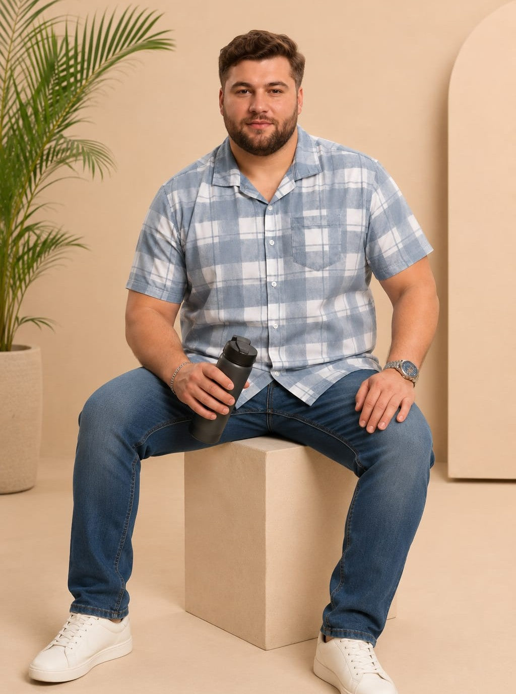 Austivo Men Plus Size Shirt