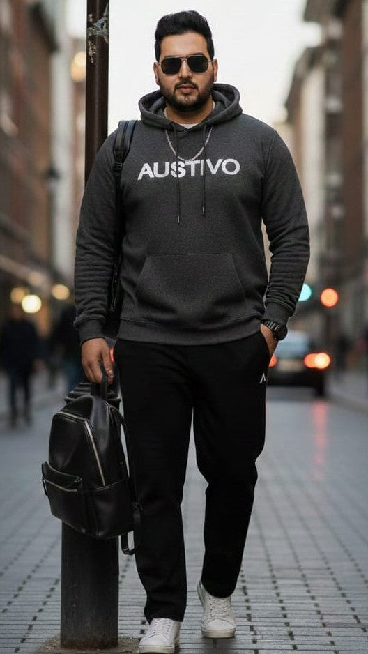 Austivo Plus Size Men's Co-ord Set