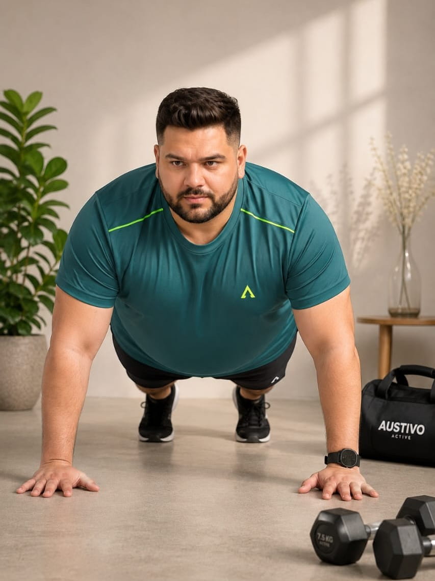 Austivo Men's Active Wear T-shirt