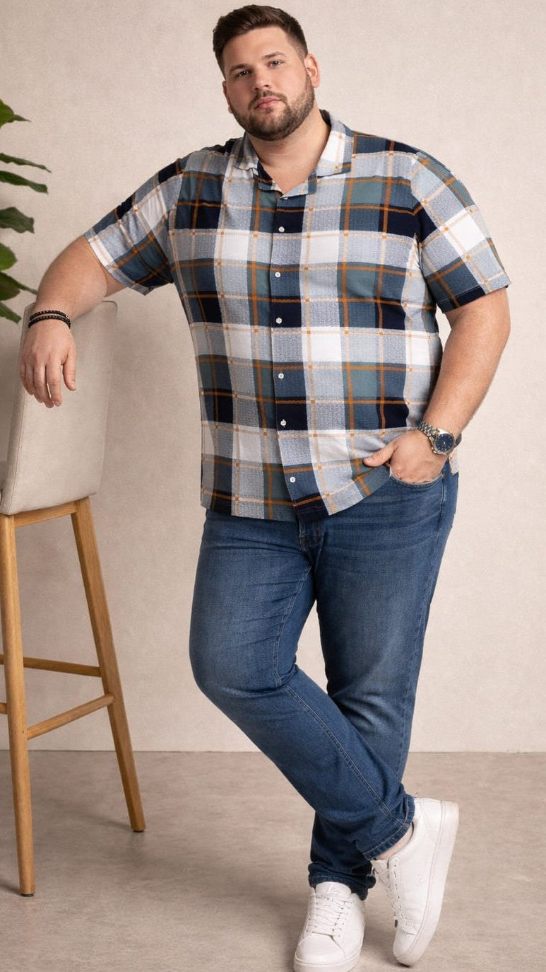 Austivo Men Plus Size Shirt