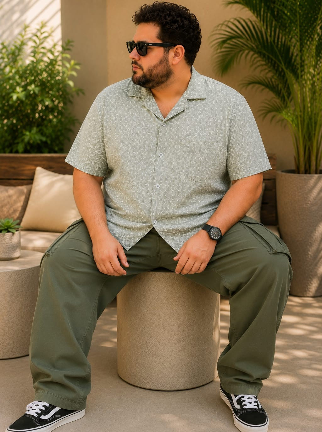 Austivo Men Plus Size Shirt
