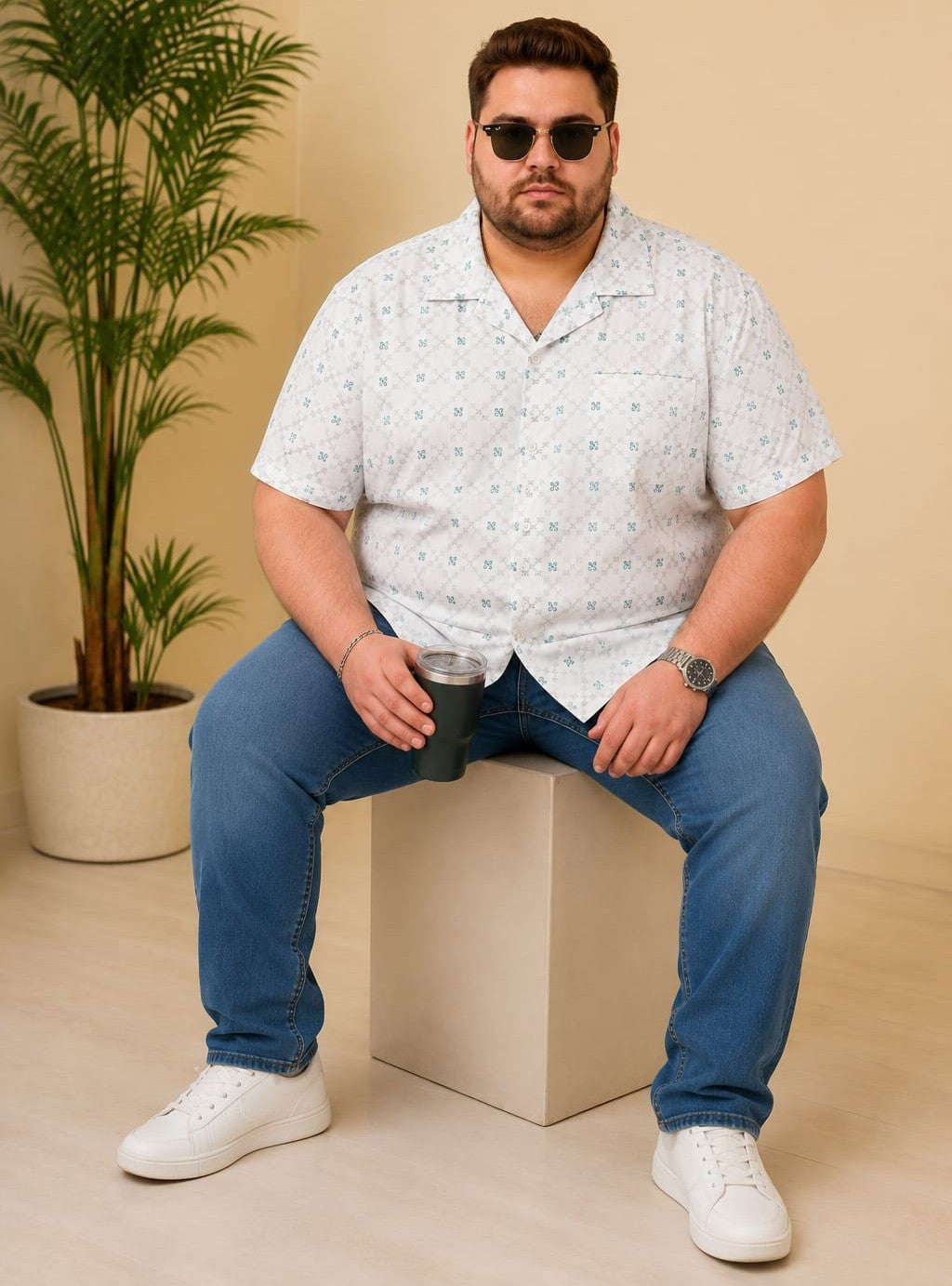 Austivo Men Plus Size Shirt