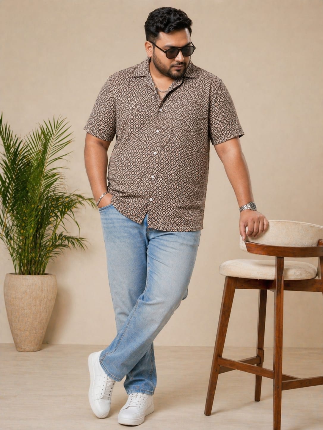 Austivo Men Plus Size Shirt