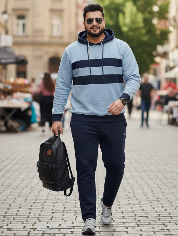 Austivo Plus Size Men's Co-ord Set