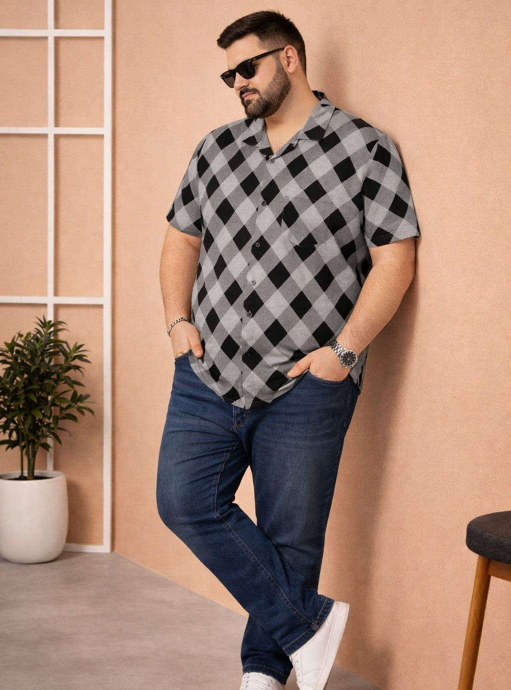 Austivo Men Plus Size Shirt