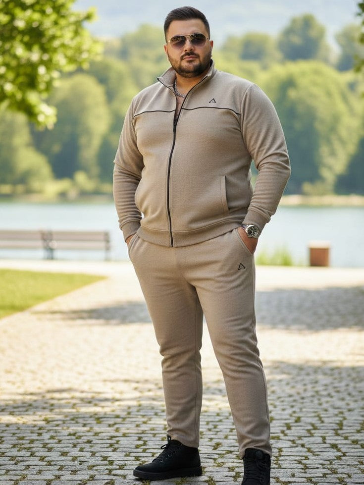 Austivo Plus Size Men's Co-ord Set