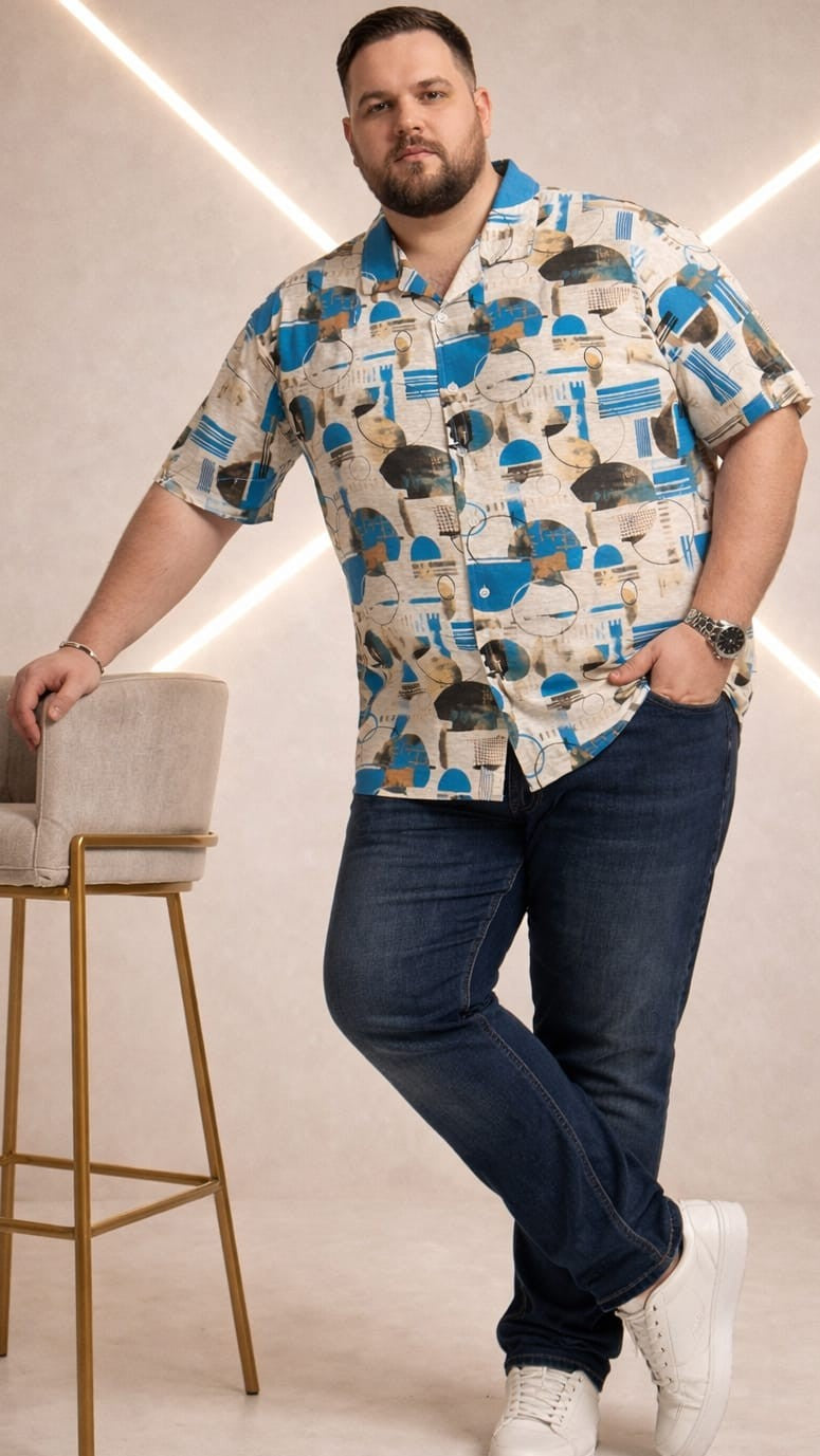 Austivo Men Plus Size Shirt