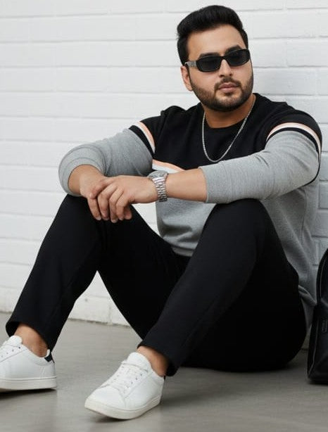 Austivo Plus Size Men's Co-ord Set