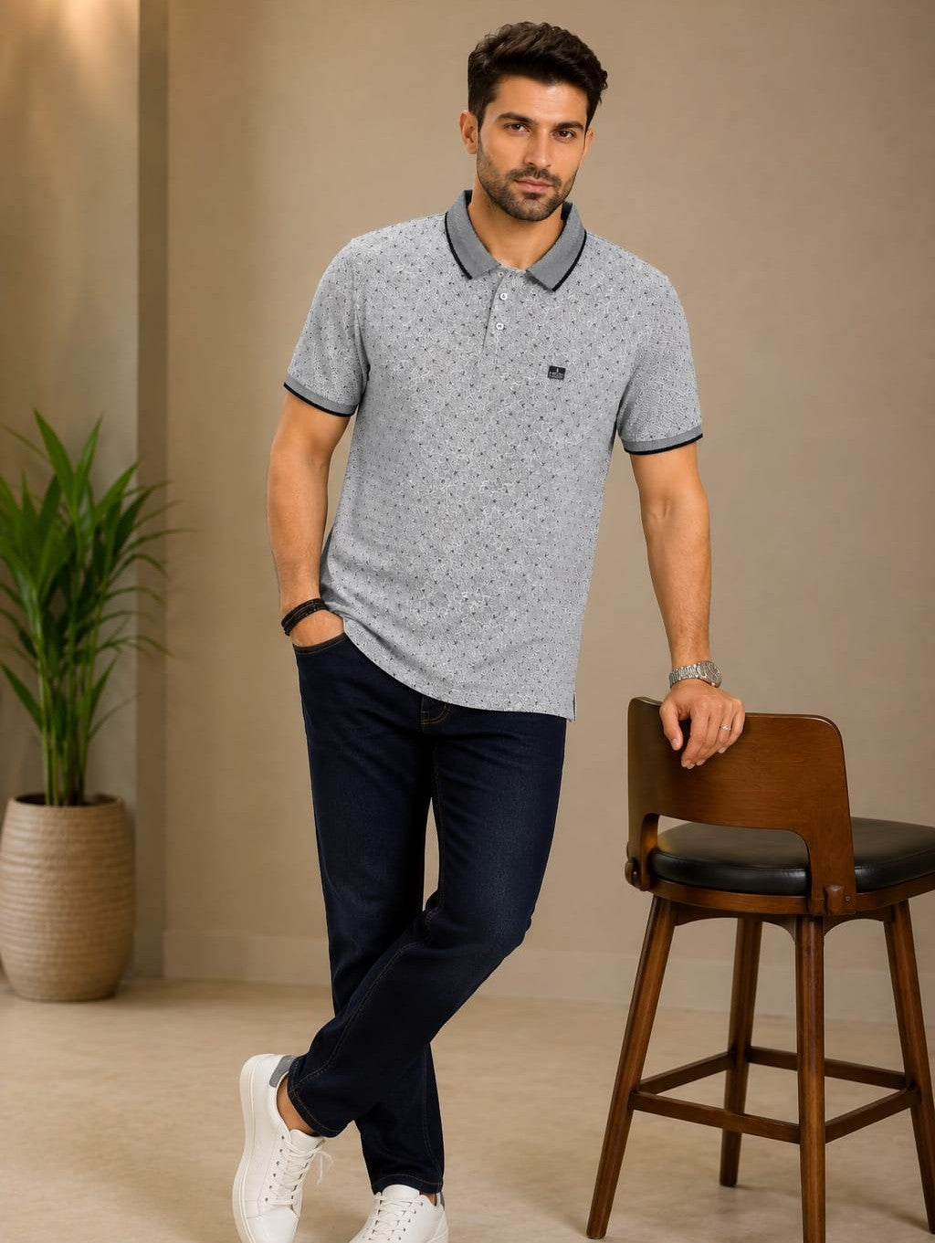 Austin Wood Polo T-shirt