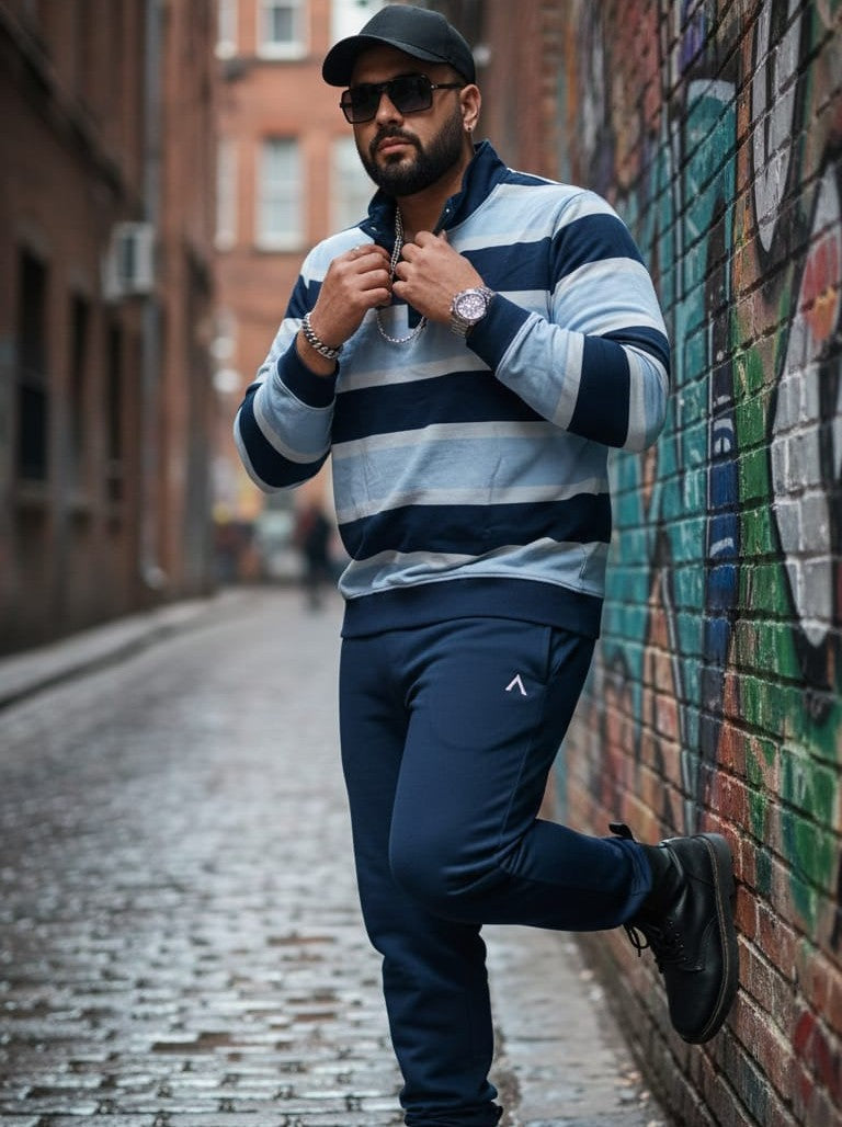 Austivo Plus Size Men's Co-ord Set